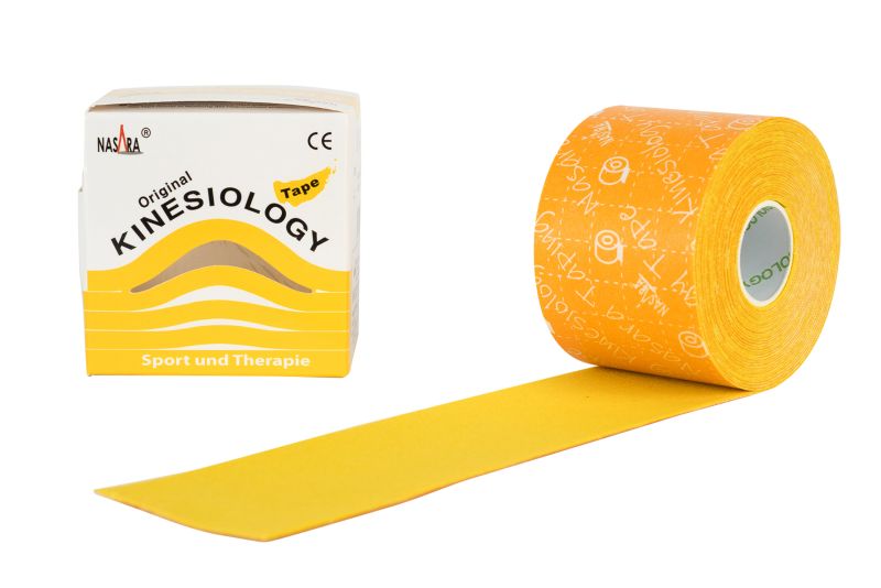 Nasara Kinesiology Tape classic - gelb 5m x 5cm
