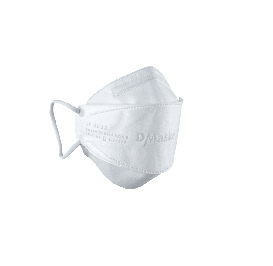 D/Maske FFP2 NR Atemschutzmasken Luftkaiserin, einzeln verpackt (20 Stck)