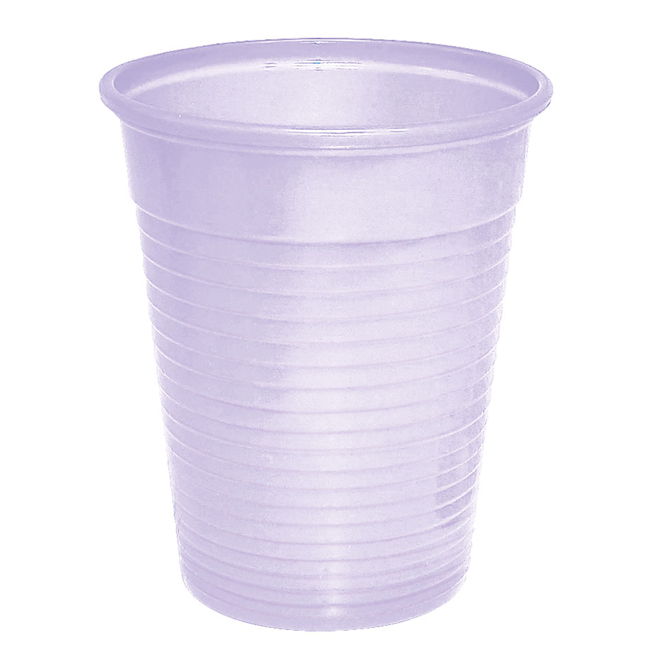 Mundspül- / Laborbecher 180 ml lila (100 Stck.)