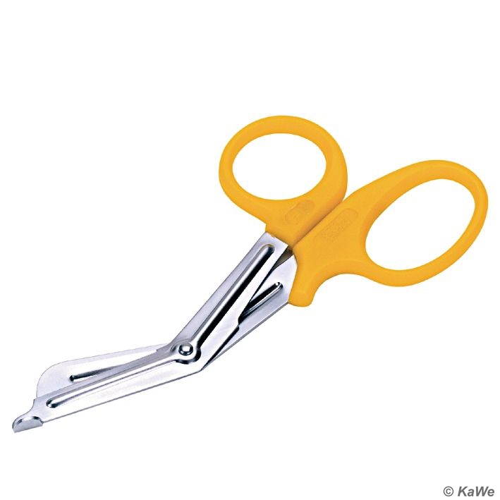 Allzweck-Verband-Schere, groß gelb, 19 cm
