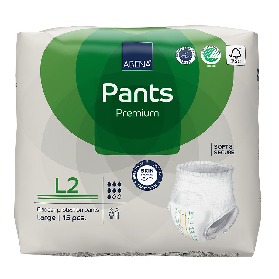 Abena Pants L2, Premium Inkontinenz-Pants (15 Stck.)