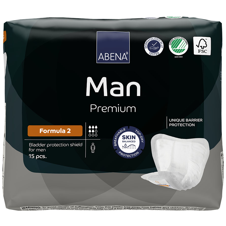 Abena Man Formula 2 Inkontinenz- einlagen (15 Stck.)