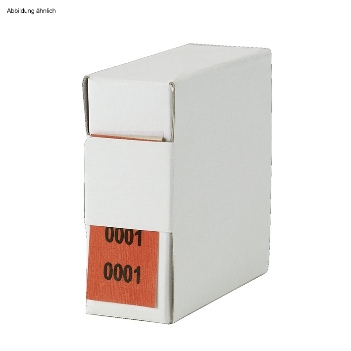 Archiv-Nummern, doppelt 34001 - 35000, rot