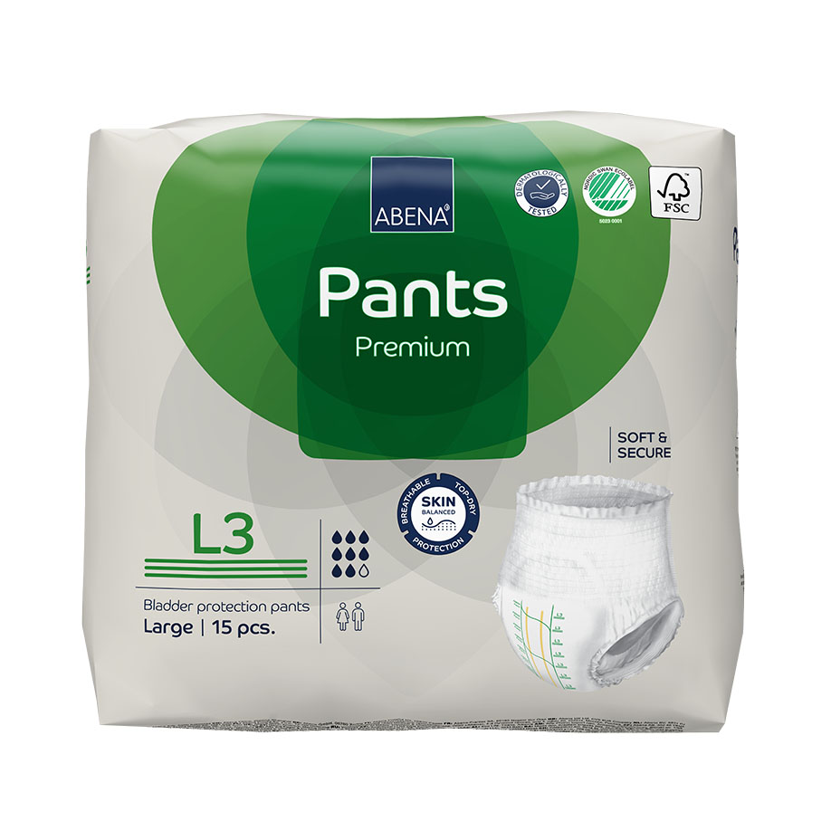 Abena Pants L3, Premium Inkontinenz-Pants (15 Stck.)